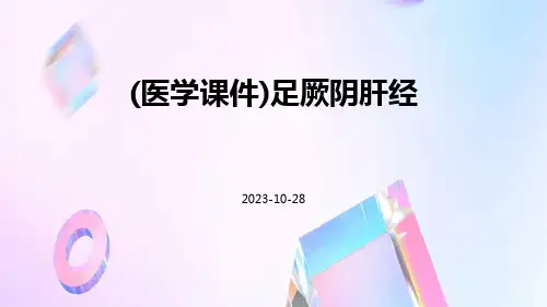(医学课件)足厥阴肝经