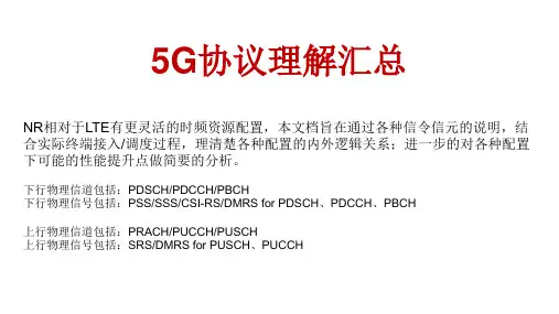 5G 物理层协议解读