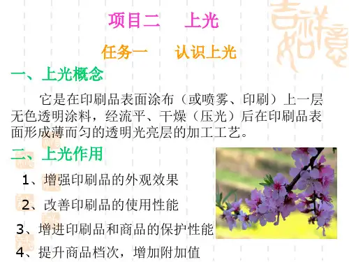 印后加工项目二上光