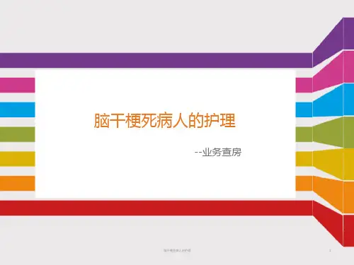 脑干梗死病人的护理ppt课件