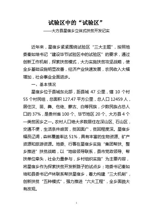试验区中的“实验区”
