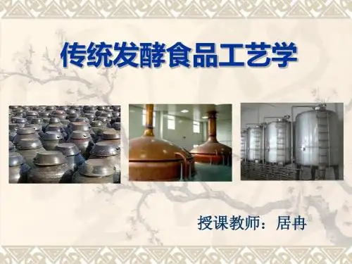 1传统发酵食品工艺学绪论