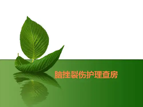 脑挫裂伤护理查房PPT课件