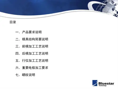 塑胶模具技术交流-车灯模具加工工艺实例资料