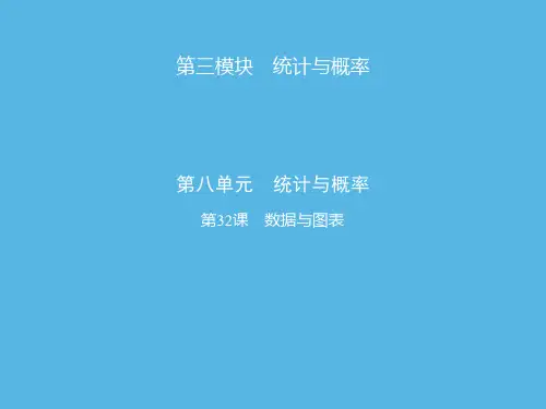 第32课 数据与图表-2021届九年级中考数学复习课件