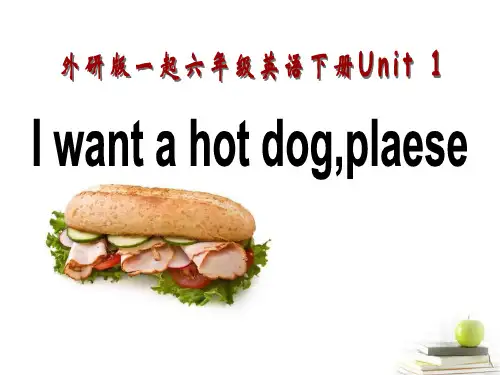 《I want a hot dogplaese》PPT课件3