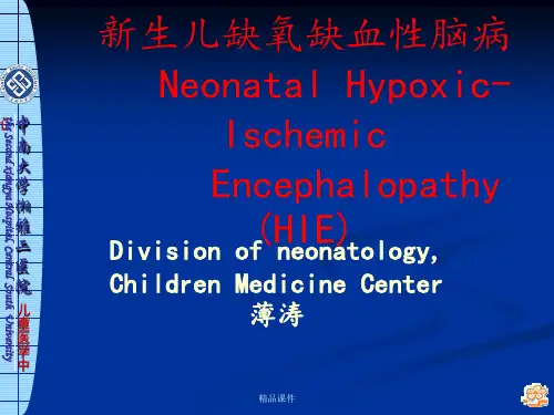 NRDS-新生儿缺氧缺血性脑病(1)