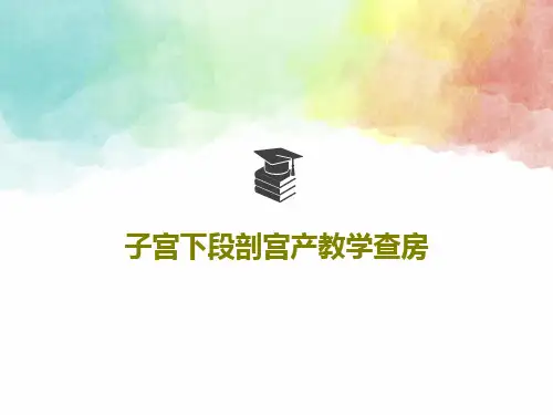 子宫下段剖宫产教学查房共34页文档