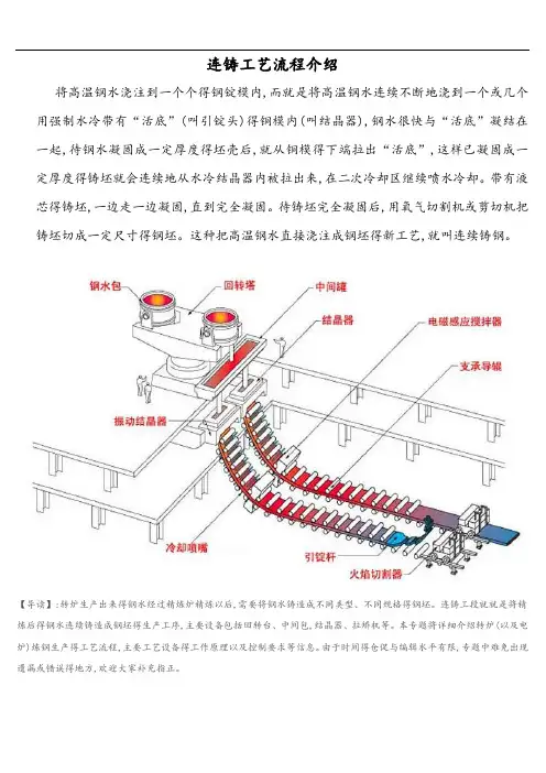 炼钢连铸工艺流程的介绍