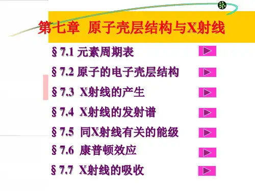 第七章原子壳层结构精品PPT课件