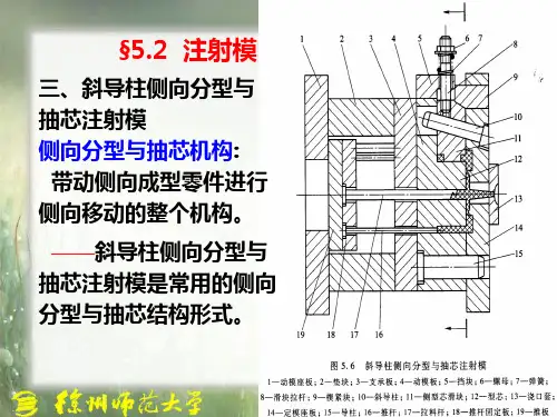 §5.2 三、斜导柱侧向分型与抽芯注射模