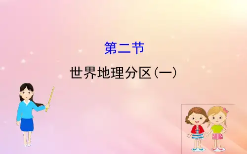 2021届高考地理一轮复习第十二章世界地理12.2世界地理分区(一)课件新人教版