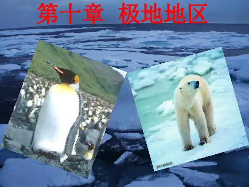 人教版七年级地理下册第十章--极地地区