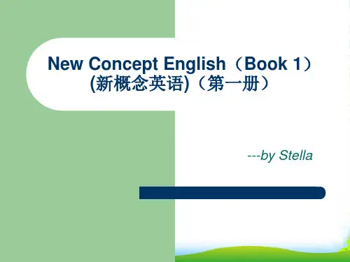 新概念英语Lesson19-20(共37页)课件