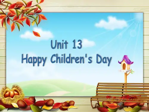 剑桥一级下unit13