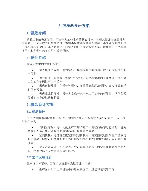 厂房概念设计方案