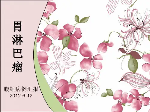 胃淋巴瘤影像学简介ppt课件
