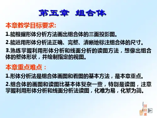 机械制图组合体ppt课件