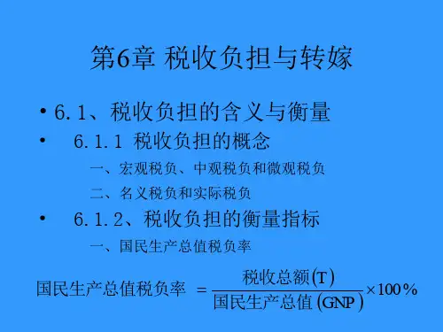 第5章税收与经济的关系