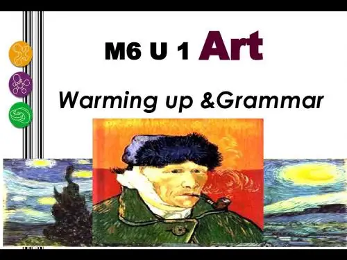 人教版选修6_Unit1+Art+warming+up+