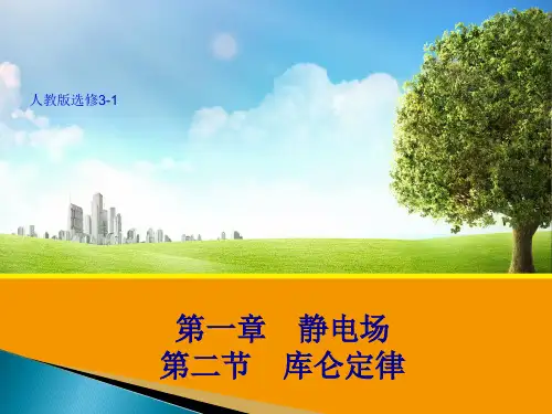 人教版选修【3-1】1.2《库仑定律》ppt课件