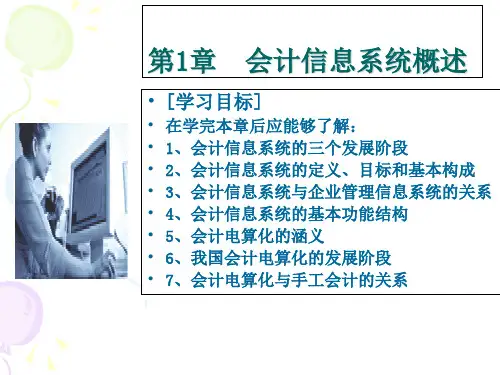 会计信息系统概述-PPT课件