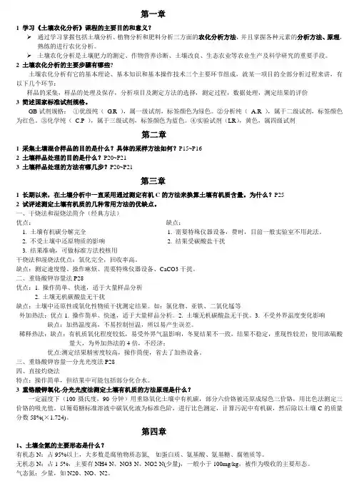 农化分析