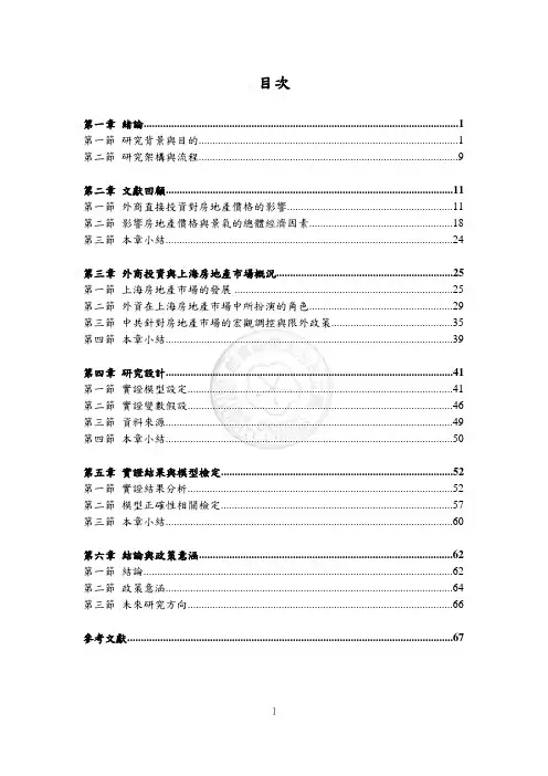 上海房地产市场的发展