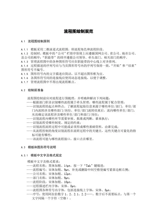 流程图模板使用说明