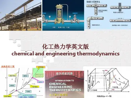 化工热力学导论英文课件5热力学第二定律the second law of thermodynamics 