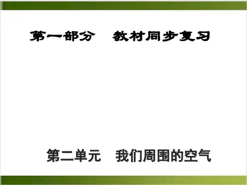 人教教材ppt《我们周围的空气》ppt公开课1
