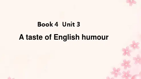 人教版高一英语 必修 4 Unit 3 reading  知识点总结(29张PPT)