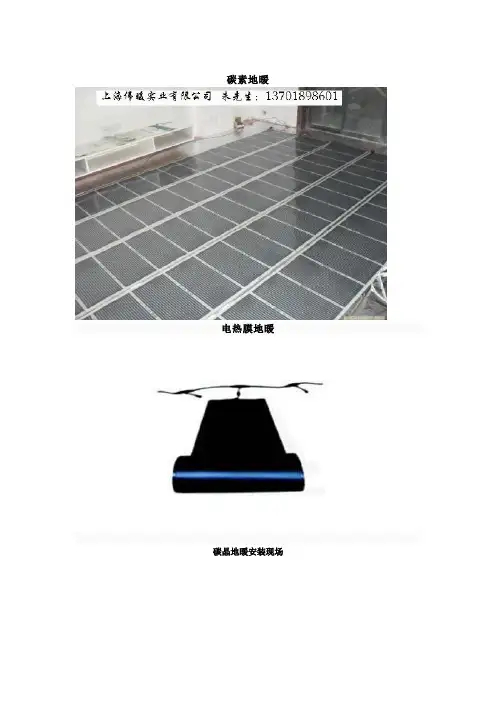 碳素电热膜碳晶地暖