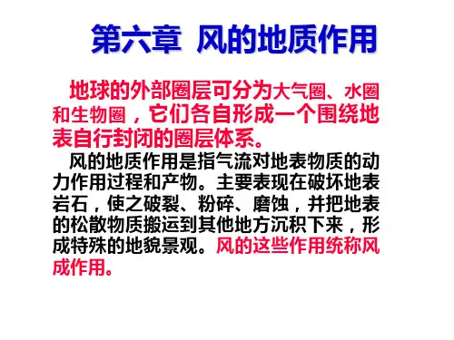 第六章风的地质作用PPT课件