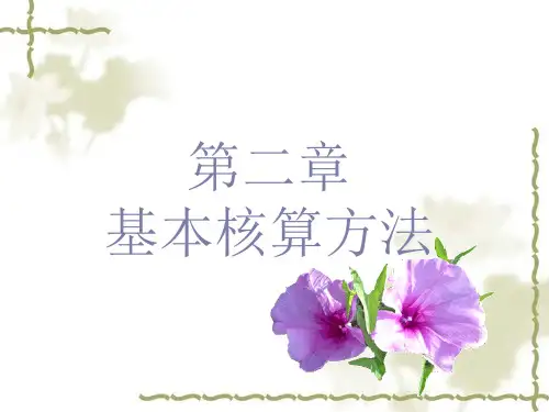 第二章  基本核算方法-精品文档