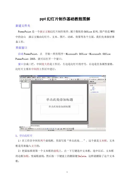 ppt幻灯片制作基础教程图解