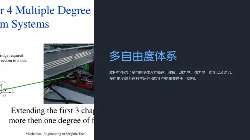 《多自由度体系》课件