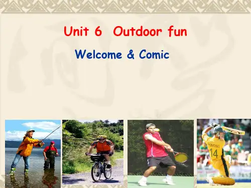 三年级下英语课件-Unit 6 Outdoor fun_广东开心版.ppt