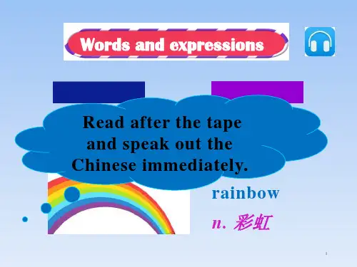 Unit 2 Colours Welcome to the unit 课件牛津英语译林版九年级上册