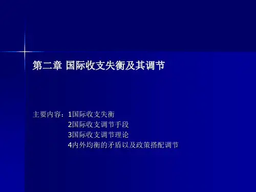 第二章国际收支失衡及其调节