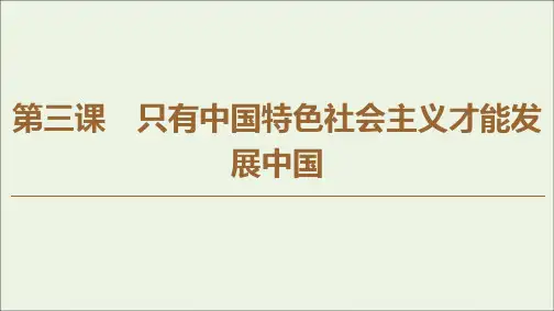 2019_2020学年新教材高中政治第3课第1框伟大的改革开放课件新人教版必修1