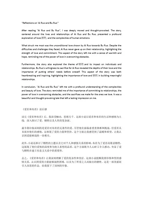 爱若和布若读后感
