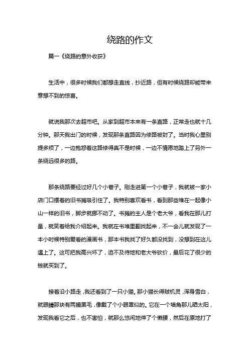 绕路的作文