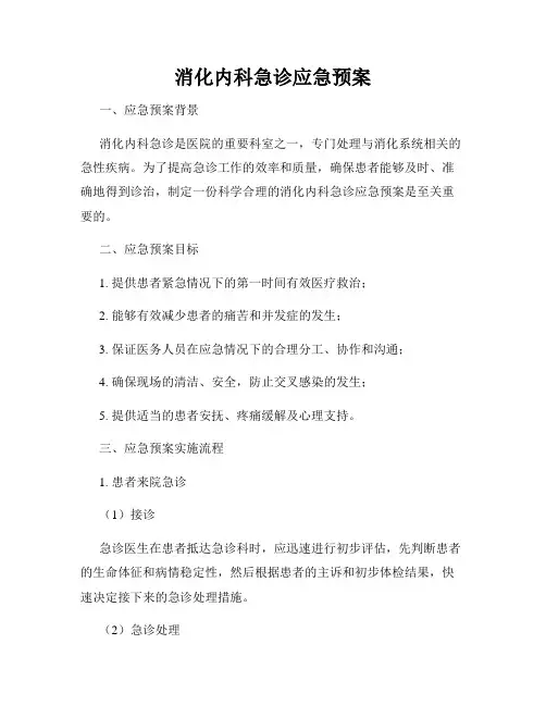 消化内科急诊应急预案