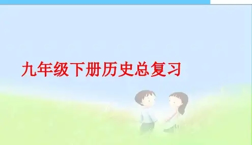 人教版九年级下册世界历史全册复习 ppt课件