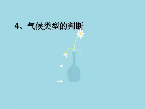 气候类型的判断PPT教学课件