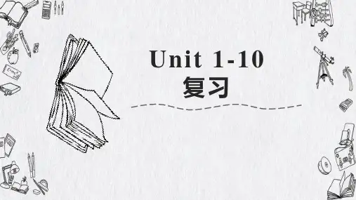 Unit1-10复习(课件)新概念英语青少版StarterA