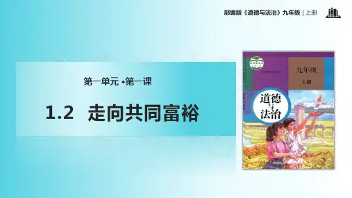 1.2 走向共同富裕