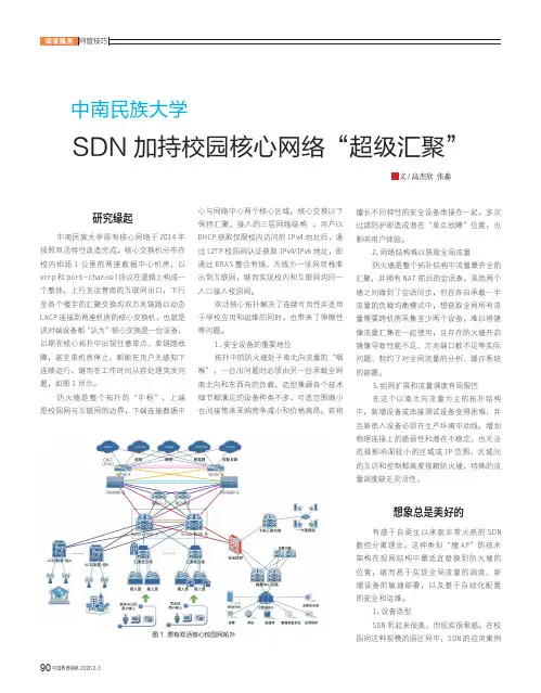 中南民族大学 SDN加持校园核心网络“超级汇聚”