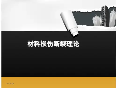 材料损伤断裂理论..